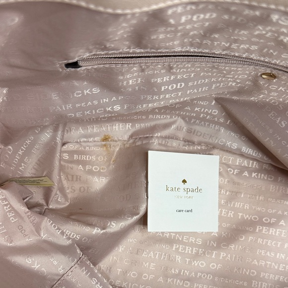 Kate Spade Light Pink Tote - En Route to Happily Ever After - Picture 2 of 5